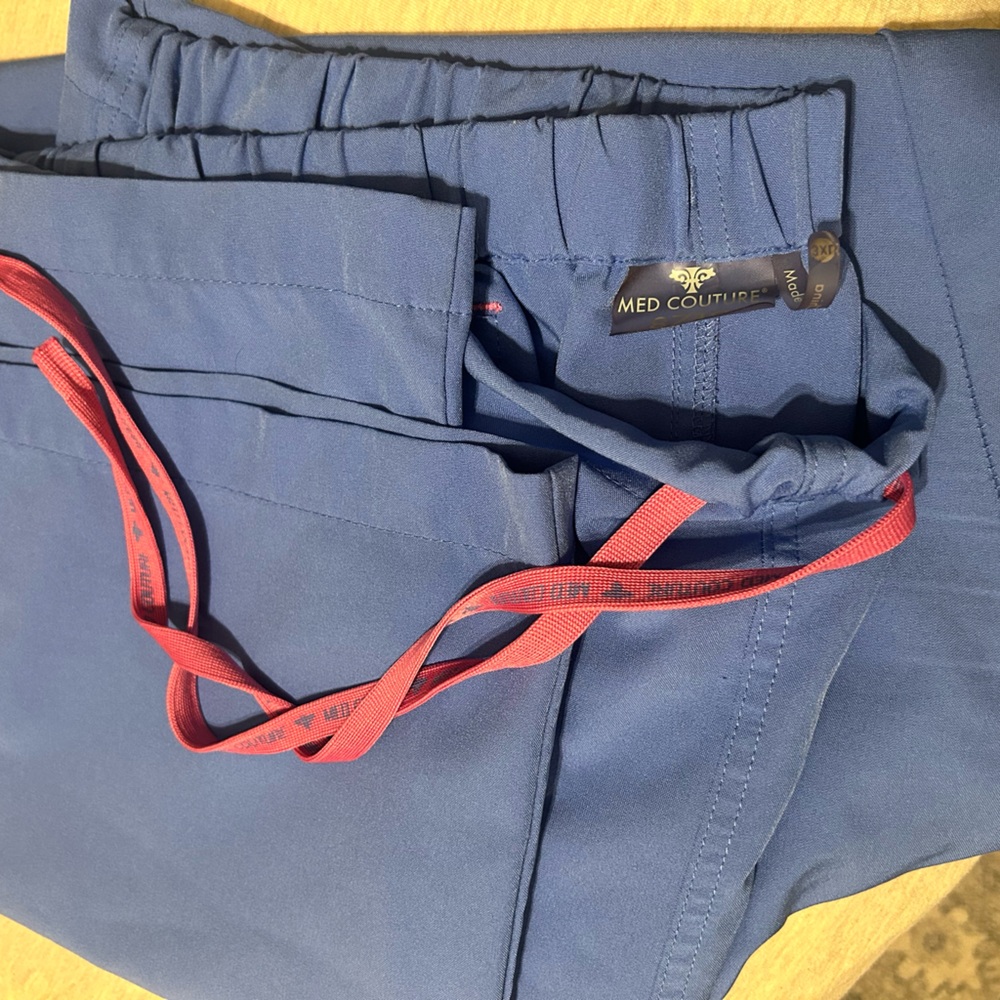 Med Couture Ceil Blue Scrub Pants
